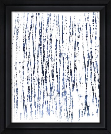 Framed Indigo Ink Motif V Print