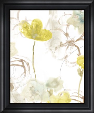 Framed Floral Arc II Print