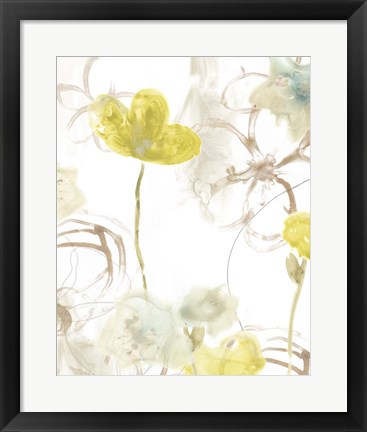 Framed Floral Arc II Print