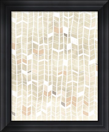 Framed Pattern Intersect I Print