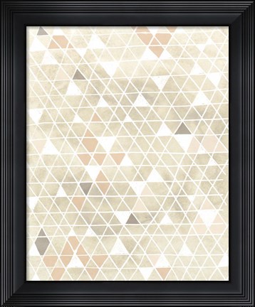 Framed Pattern Intersect II Print