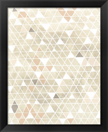 Framed Pattern Intersect II Print