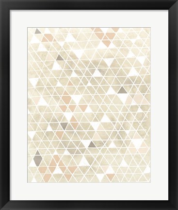 Framed Pattern Intersect II Print