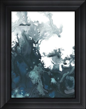 Framed Indigo Tempest II Print