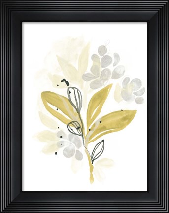 Framed Minimalist Garden II Print