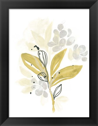 Framed Minimalist Garden II Print