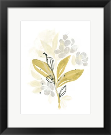 Framed Minimalist Garden II Print