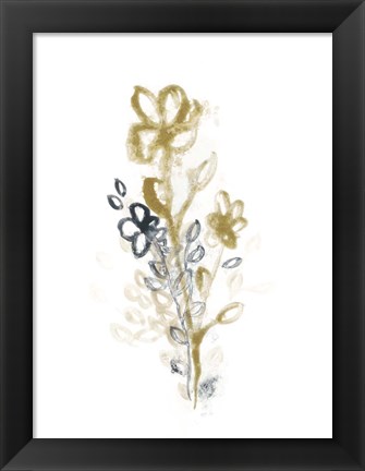 Framed Bronze Spray I Print