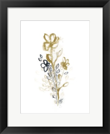 Framed Bronze Spray I Print