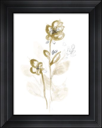 Framed Bronze Spray III Print