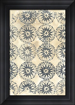 Framed Ancient Textile II Print