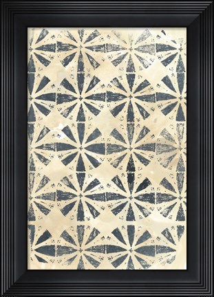 Framed Ancient Textile III Print