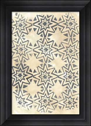 Framed Ancient Textile IV Print