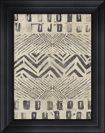 Framed Pattern Bazaar II Print