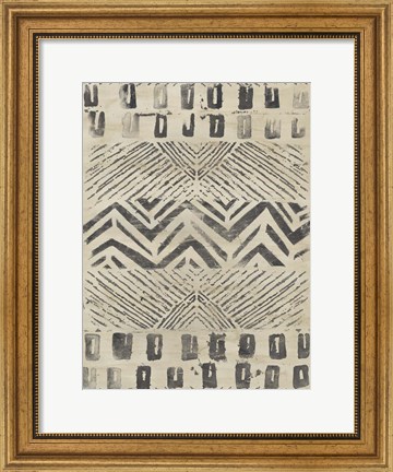 Framed Pattern Bazaar II Print