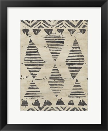 Framed Pattern Bazaar V Print