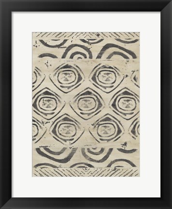 Framed Pattern Bazaar VI Print