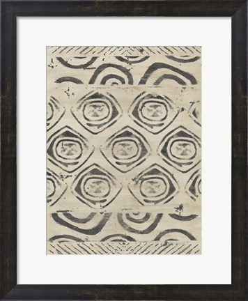 Framed Pattern Bazaar VI Print