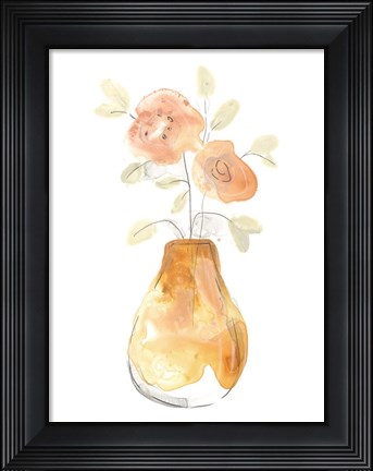Framed Blossom Pop Study II Print
