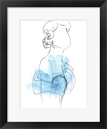 Framed Fashion Splash II Print