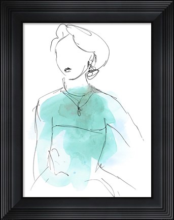 Framed Fashion Splash IV Print