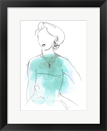 Framed Fashion Splash IV Print