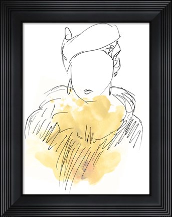 Framed Fashion Splash VI Print