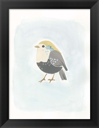 Framed Dapper Bird II Print