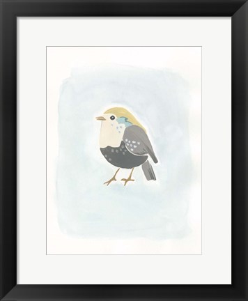 Framed Dapper Bird II Print