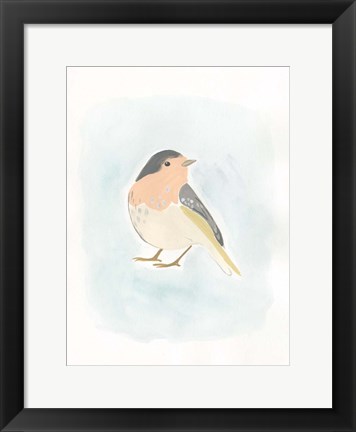 Framed Dapper Bird III Print