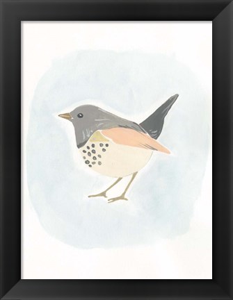 Framed Dapper Bird IV Print