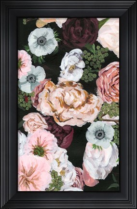 Framed Noir Arrangement I Print