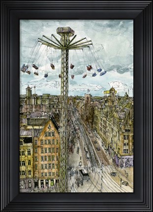 Framed European Afternoon IV Print