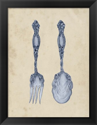 Framed Antique Utensils II Print