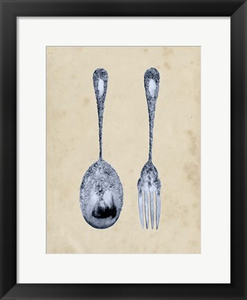 Framed Antique Utensils III Print