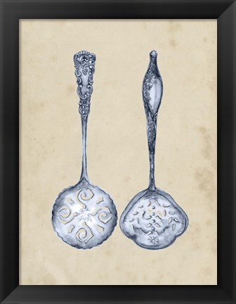 Framed Antique Utensils IV Print