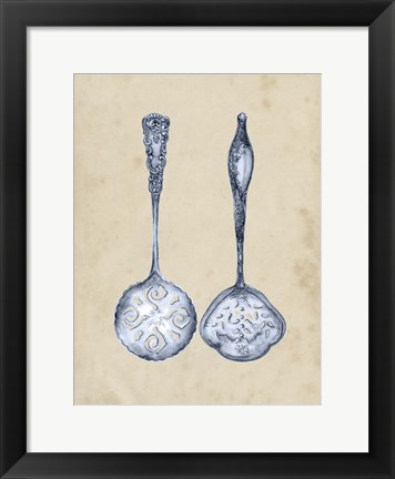 Framed Antique Utensils IV Print