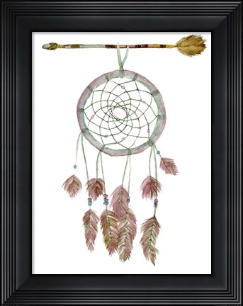 Framed Dreamcatchers II Print