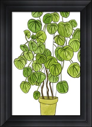Framed Potted Jungle II Print