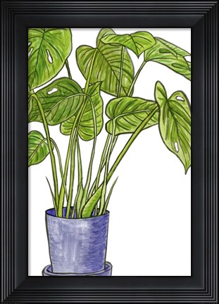 Framed Potted Jungle III Print