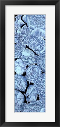 Framed Blue Peonies I Print