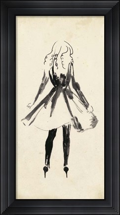 Framed Fashion Glimpse I Print
