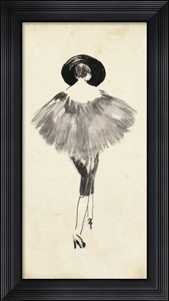Framed Fashion Glimpse III Print