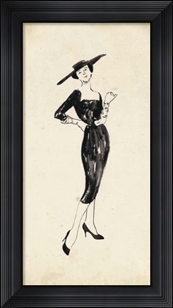 Framed Fashion Glimpse IV Print