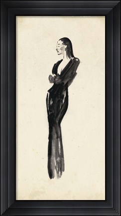 Framed Fashion Glimpse VI Print