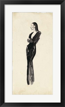 Framed Fashion Glimpse VI Print