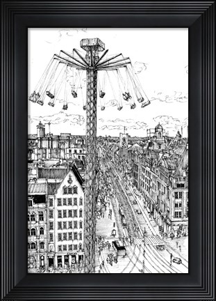 Framed Tour of Europe IV Print