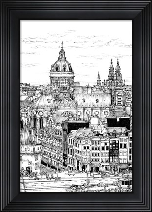 Framed Tour of Europe V Print
