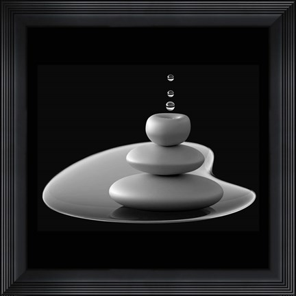 Framed Drops Composition Print