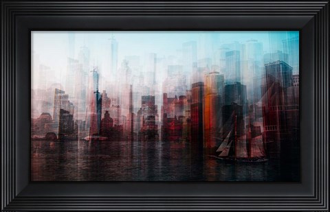 Framed Manhattan Print